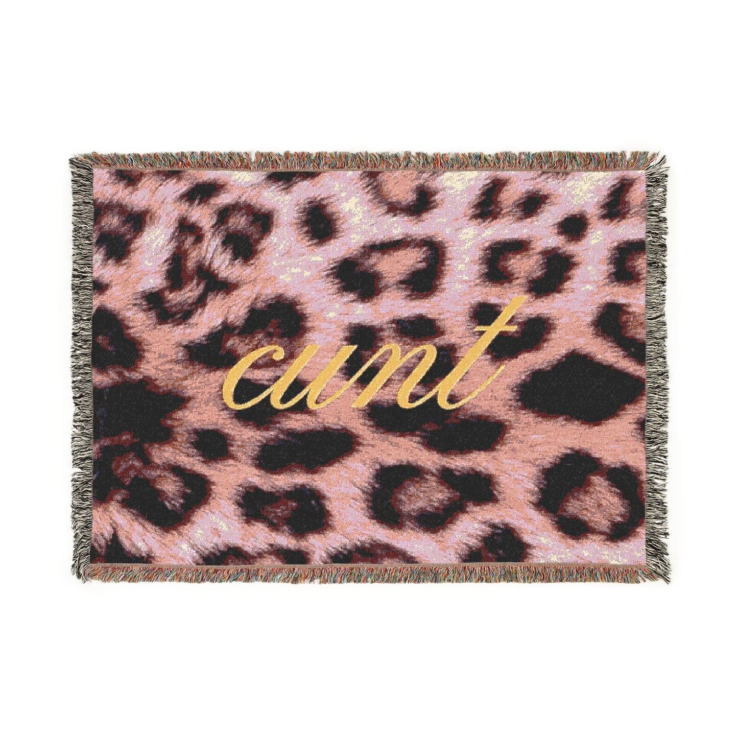 Cunt Woven Blanket