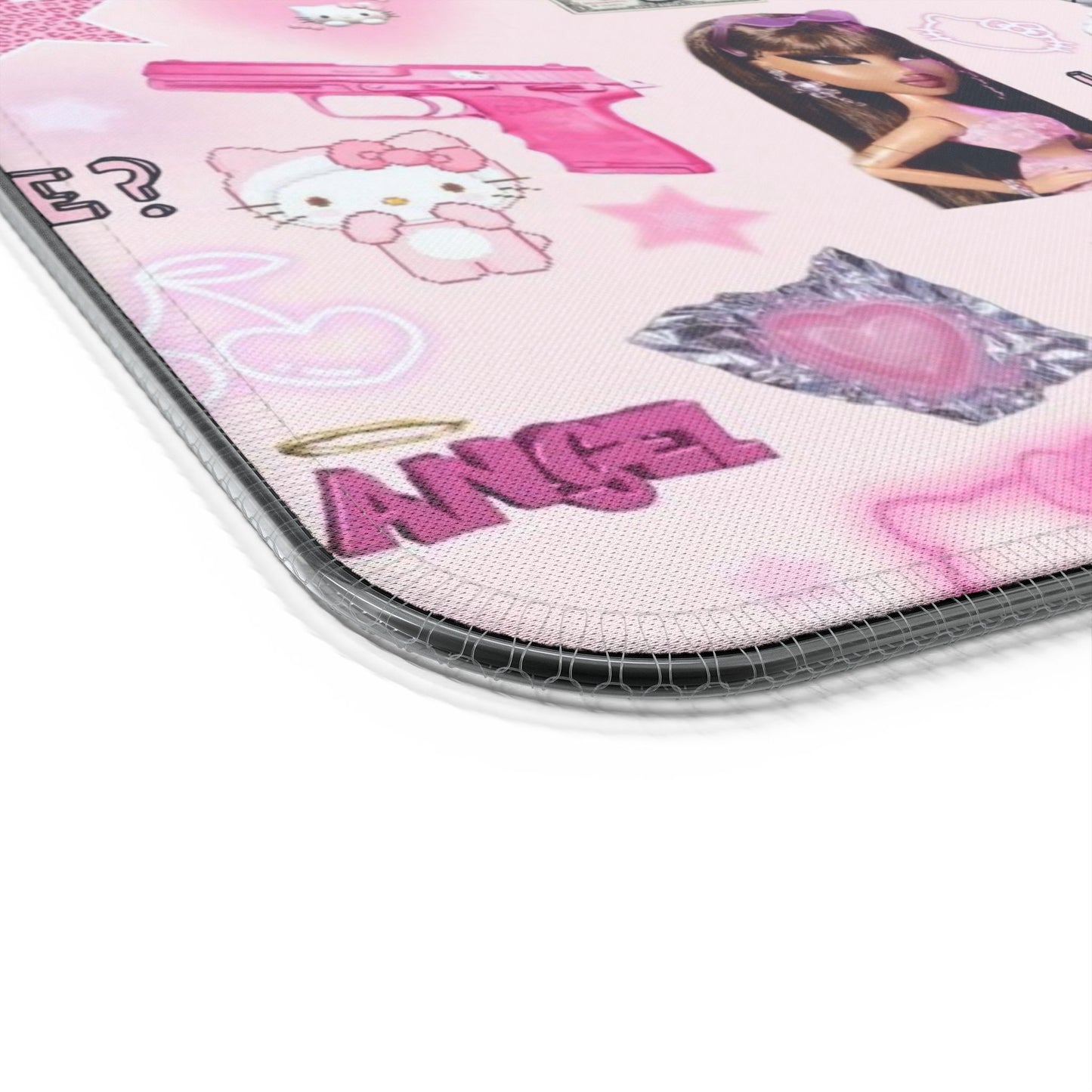 Kiss Me Bratz LED Gaming Mouse Pad, Wireless Charging