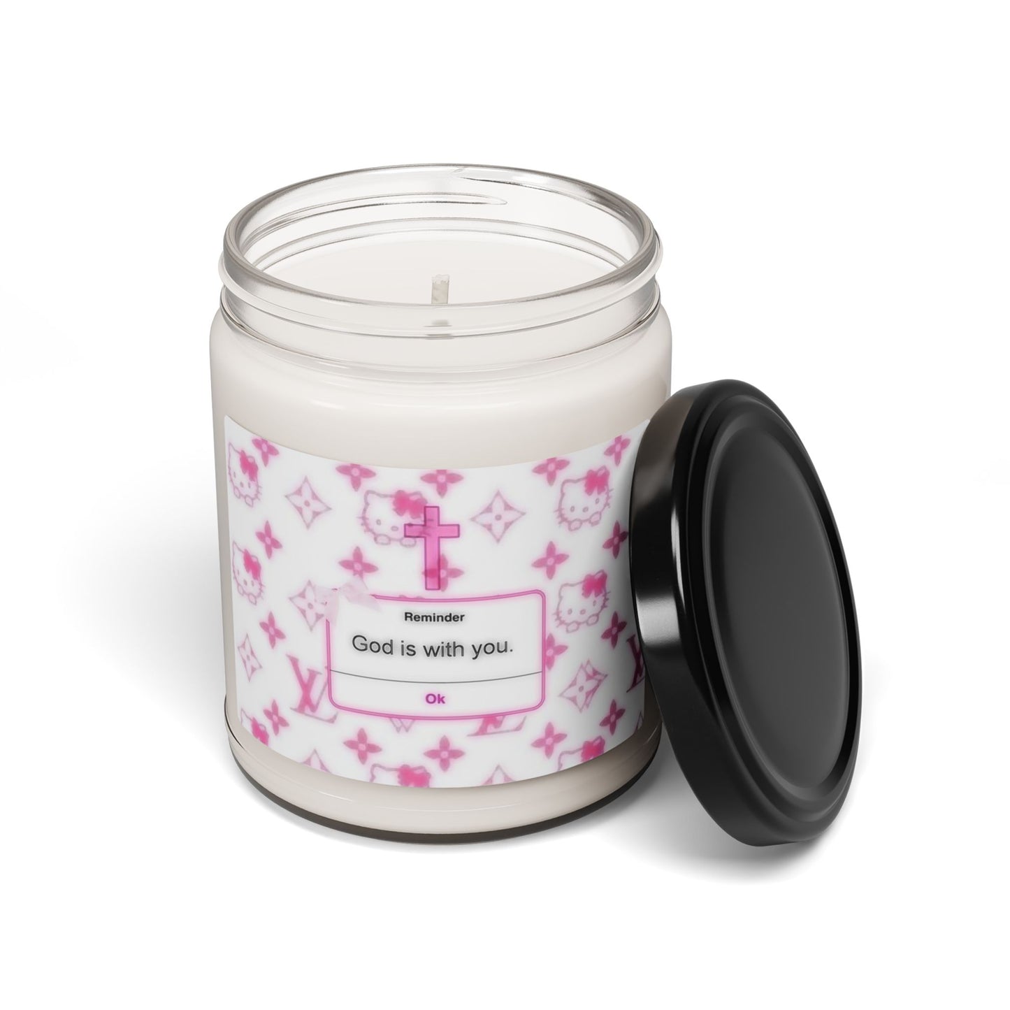 Hello Kitty Texts Soy Candle