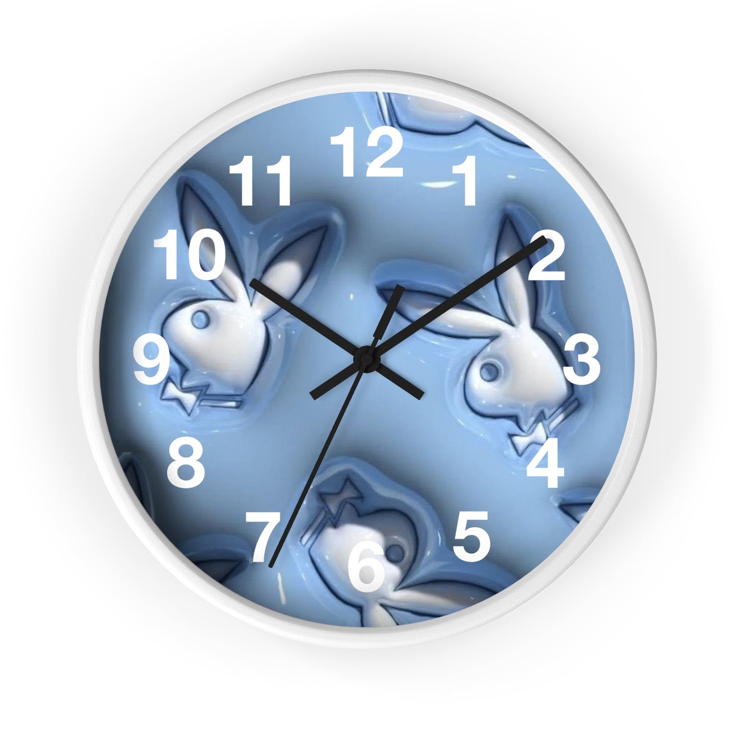 Playboy Blue  Wall Clock