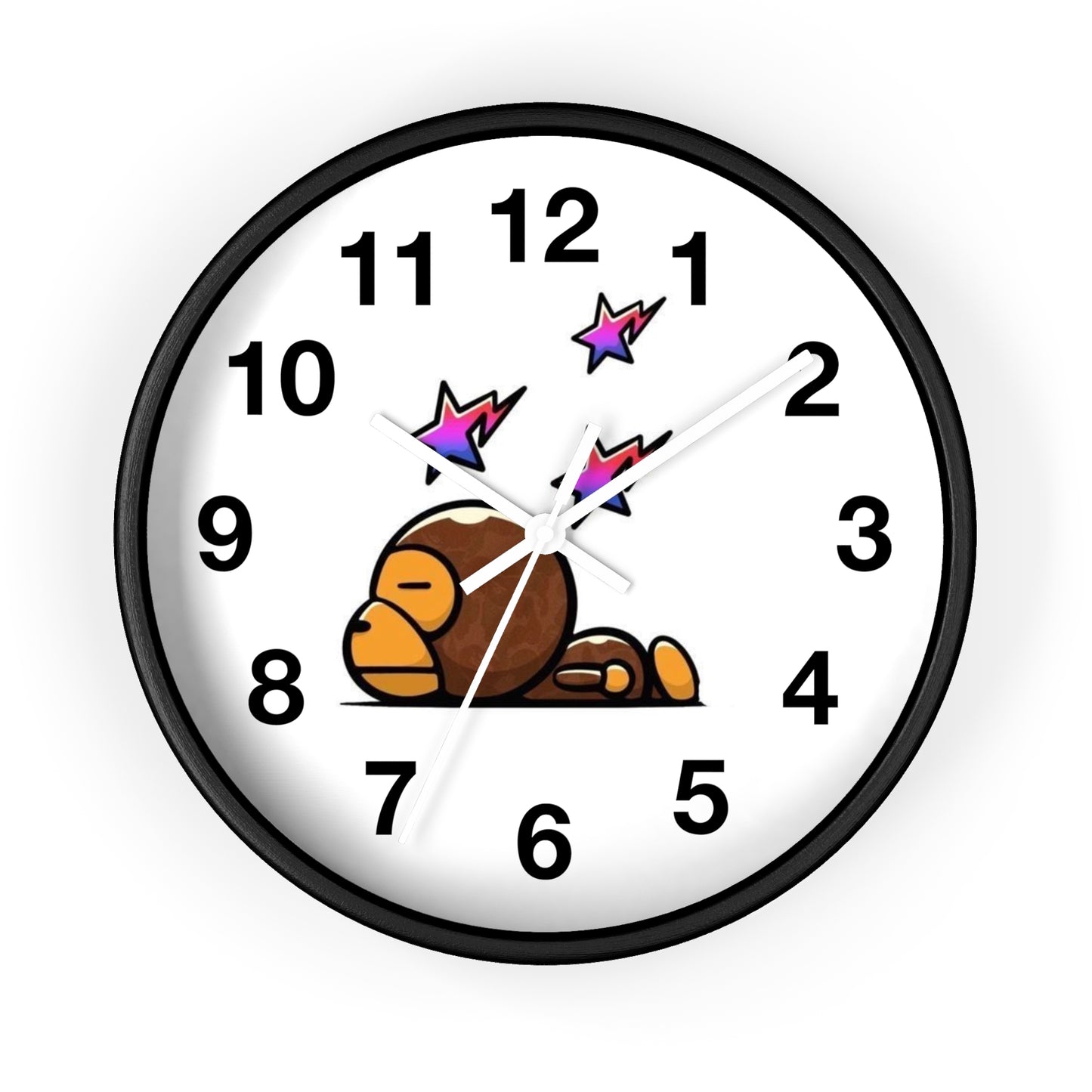 Sleepy Milo Wall Clock