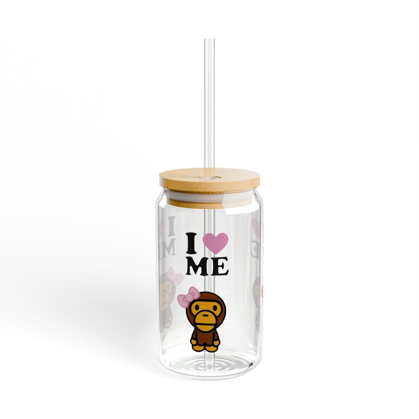 I Love Me Baby Milo Sipper Glass, 16oz