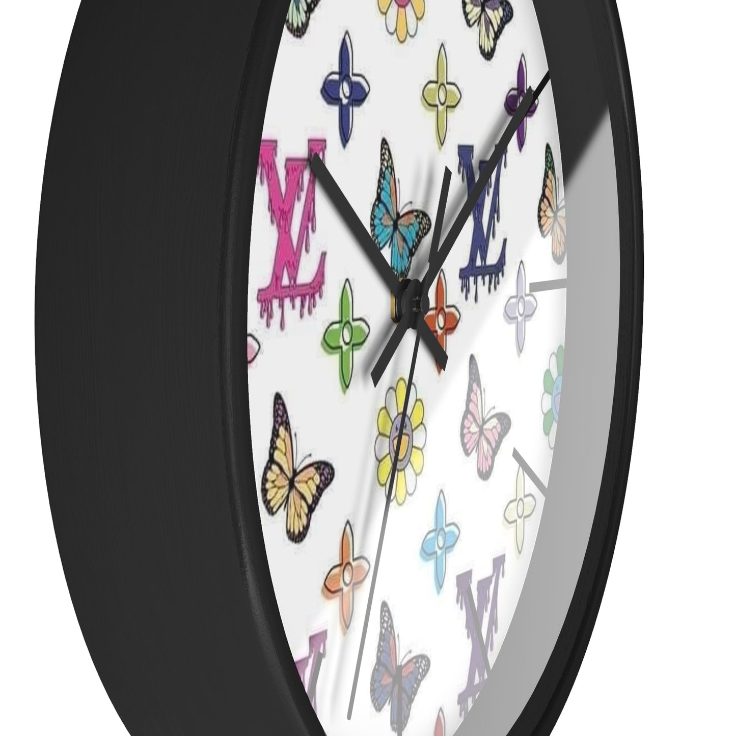 Butterfly LV Wall Clock