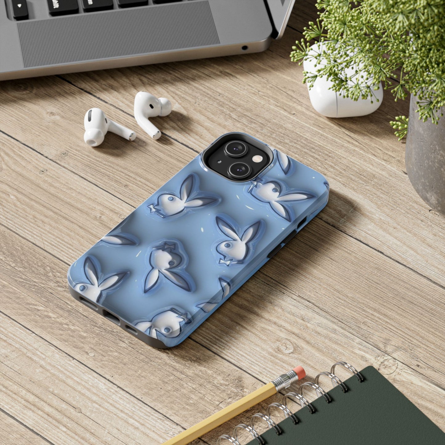 Playboy Blue iPhone Case