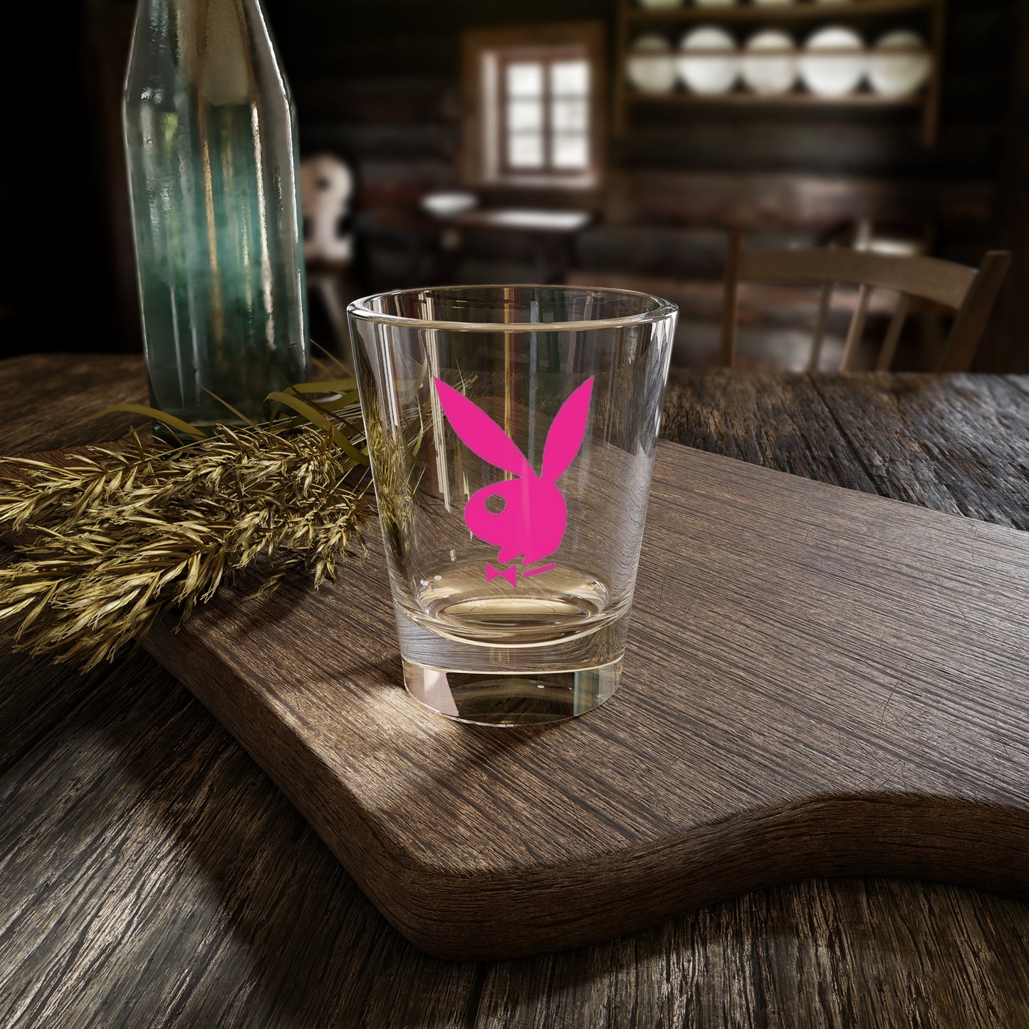 Pink Playboy Shot Glass