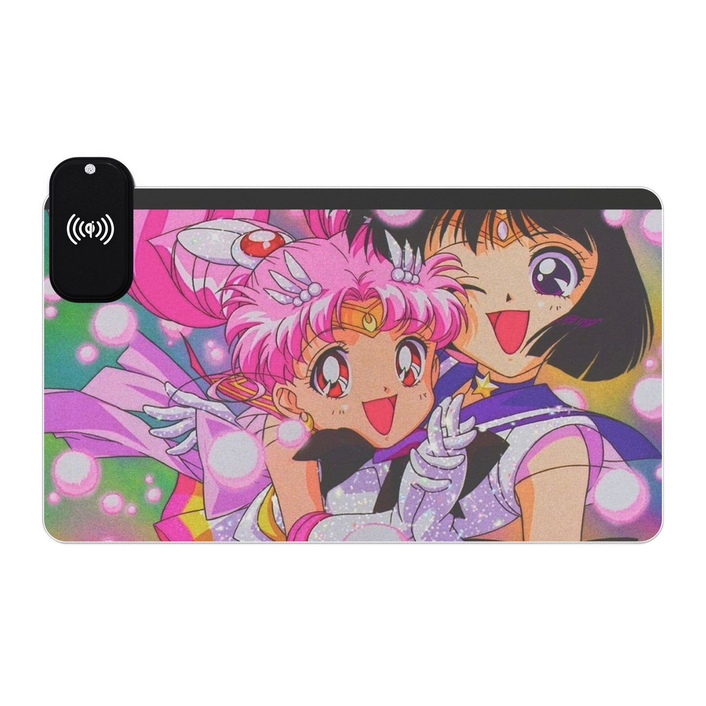 Sailor Moon LED Gaming Mouse Pad, Wireless Charging