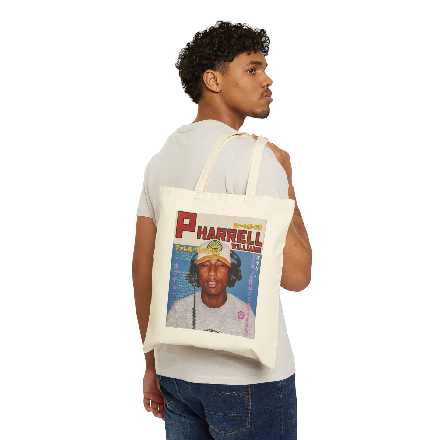 Pharrell Canvas Tote Bag