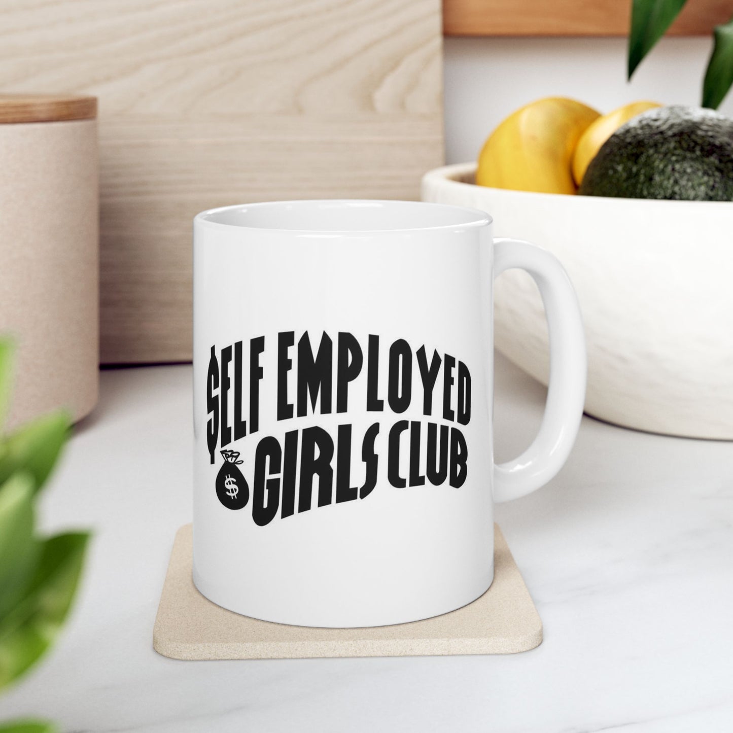 Self Employed Girls Club Coffee Mug