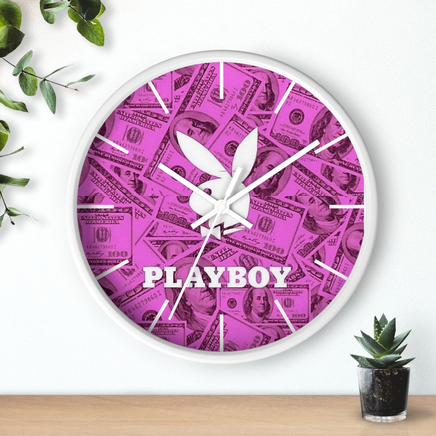 Playboy Money Wall Clock