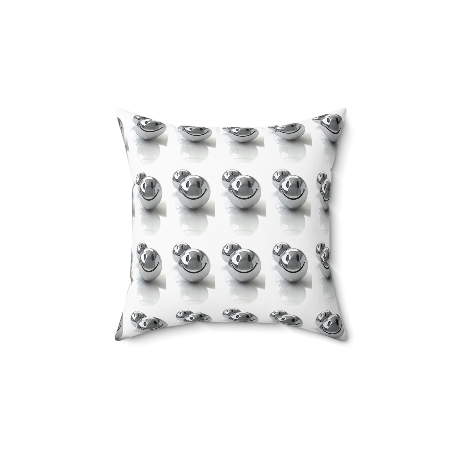 Chrome Smiles Pillow