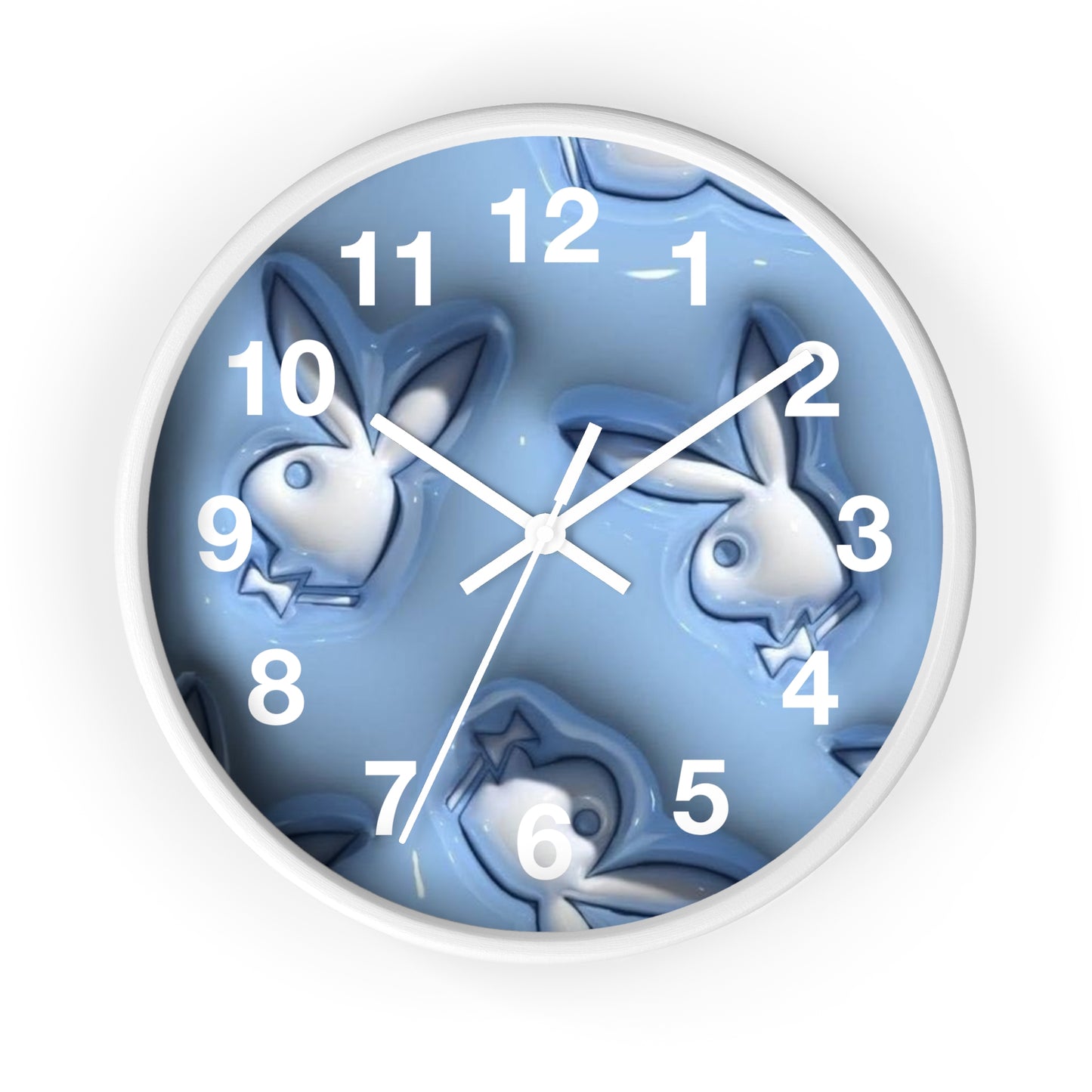 Playboy Blue  Wall Clock