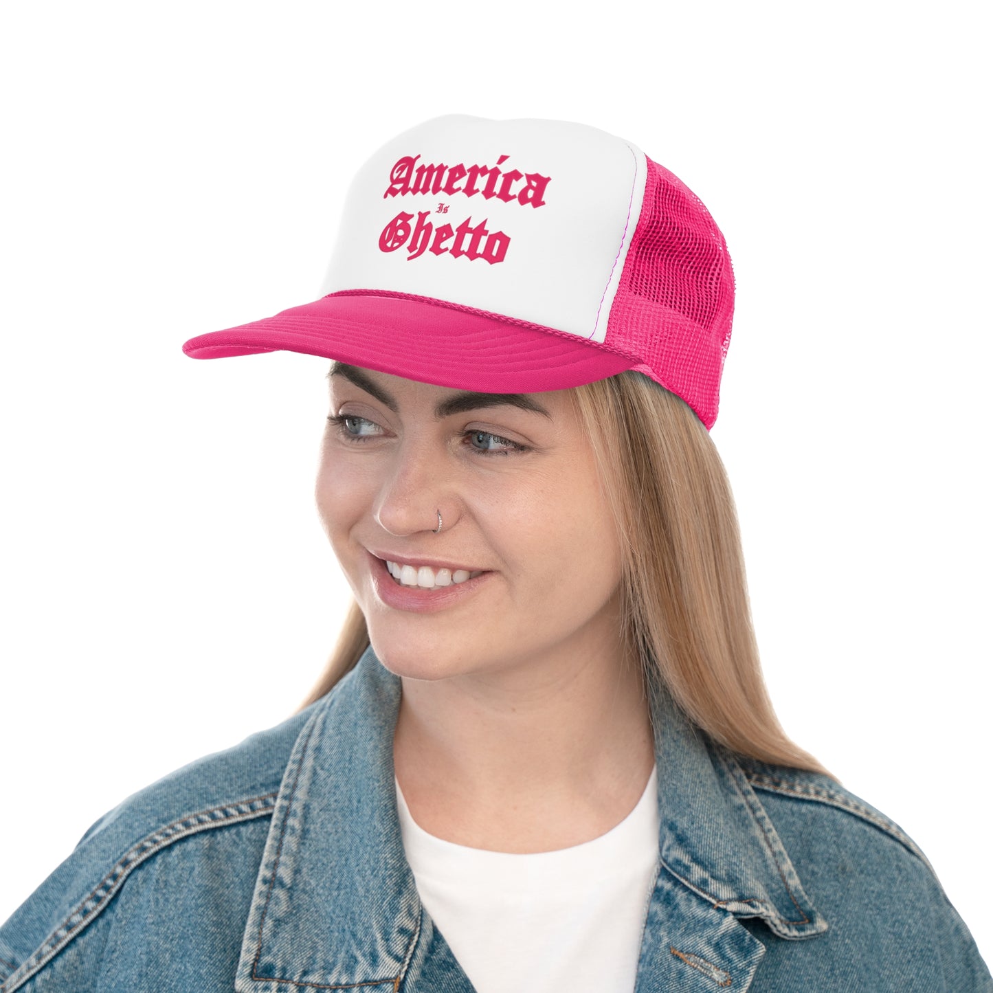 America is Ghetto Trucker Hat