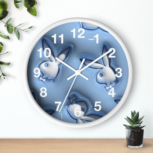 Playboy Blue  Wall Clock