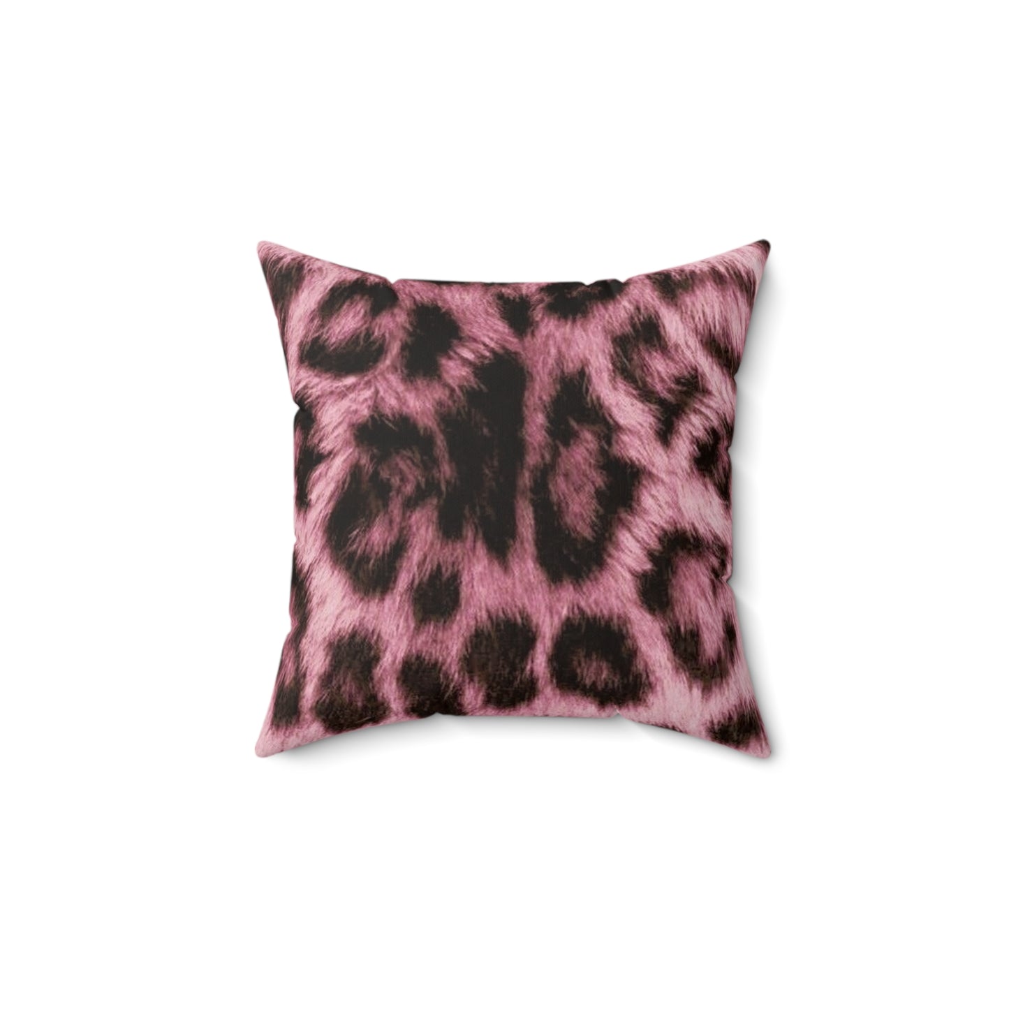 The Pink Print Square Pillow