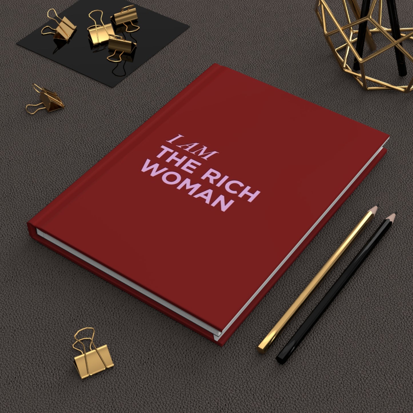 The Rich Woman Hardcover Journal Matte