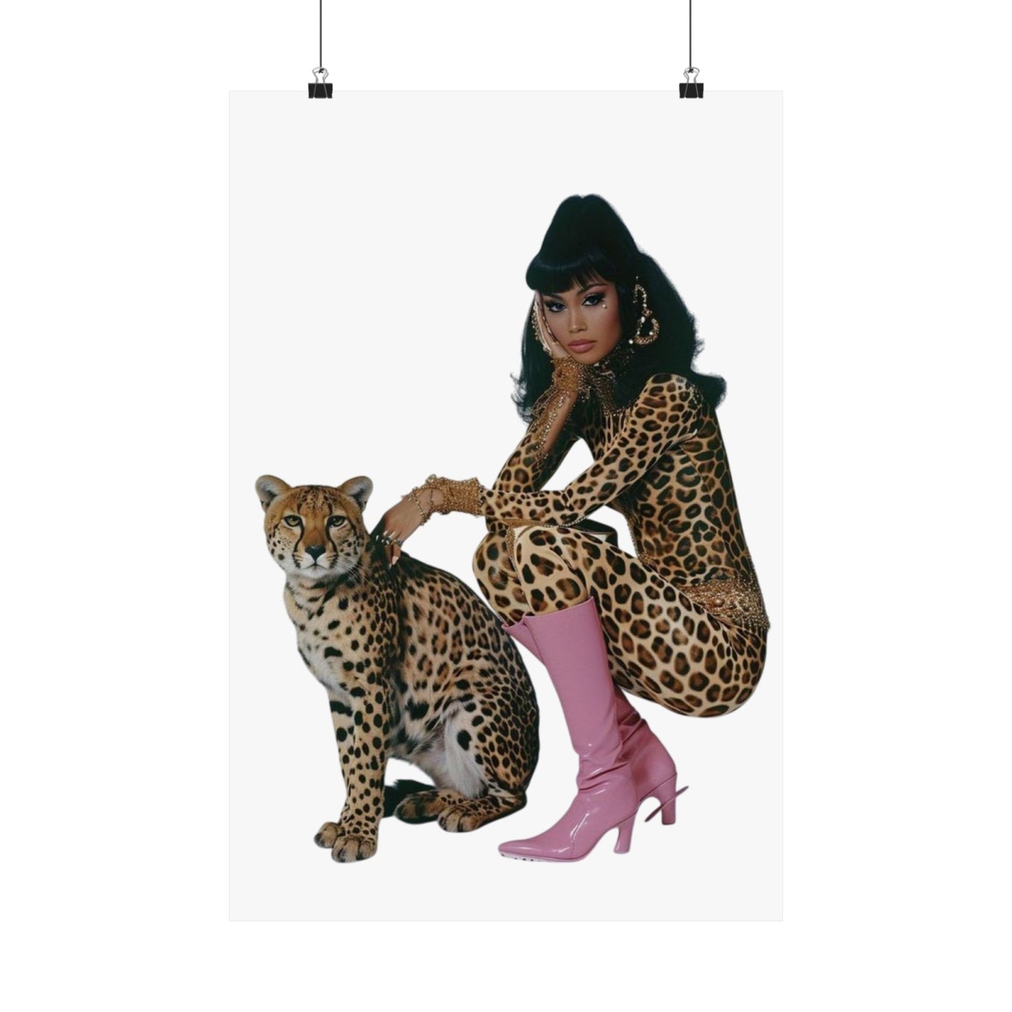 Pretty Kitty Matte Vertical Poster