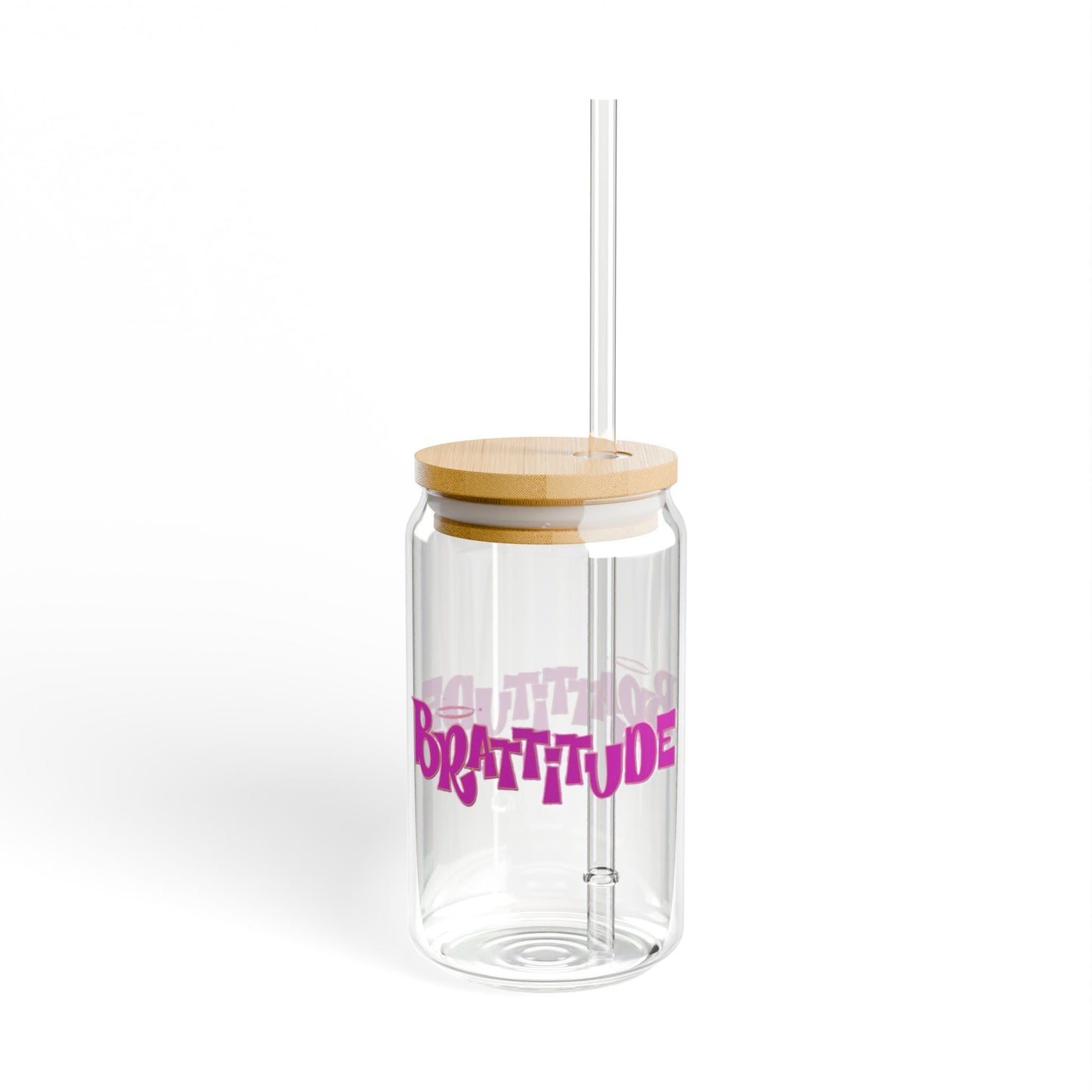 Bratitude Sipper Glass, 16oz