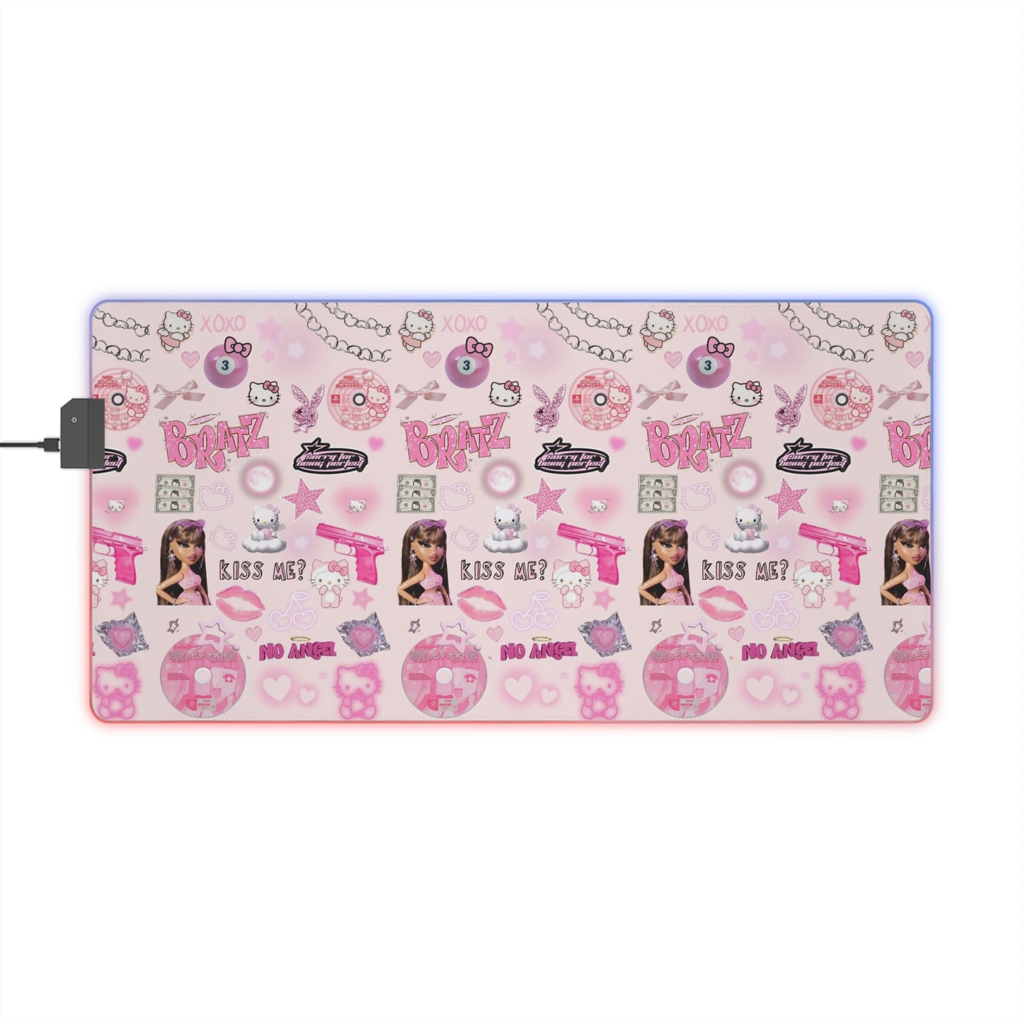 Kiss Me Bratz  LED Gaming Mouse Pad