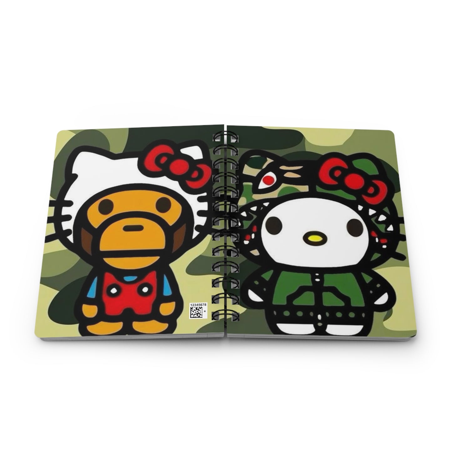 Hello Kitty+ Baby Milo Spiral Journal