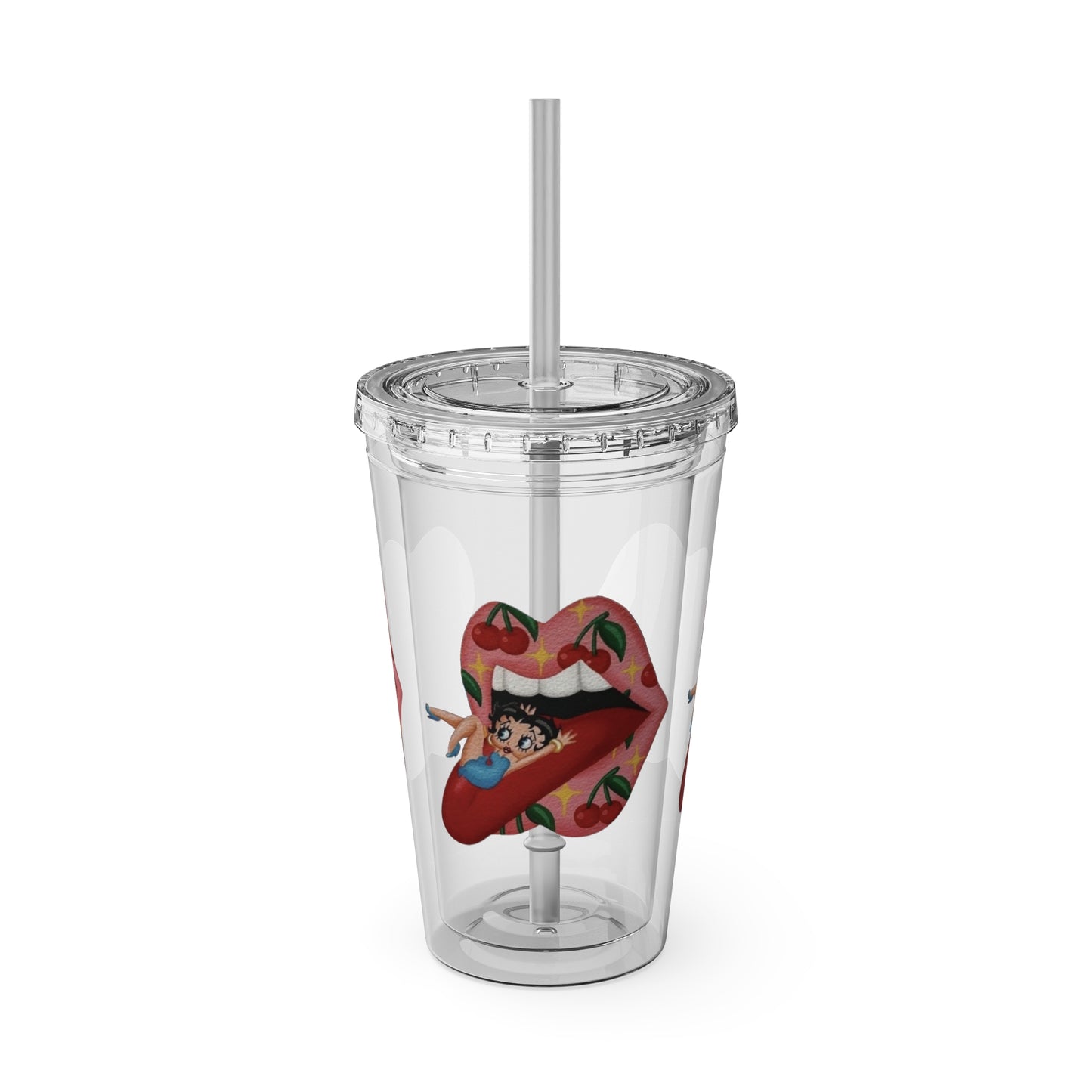 Betty Boop Sunsplash Tumbler with straw, 16oz