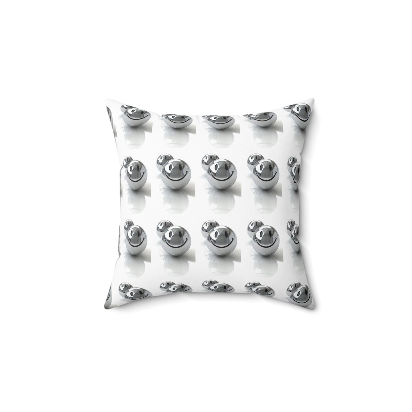 Chrome Smiles Pillow