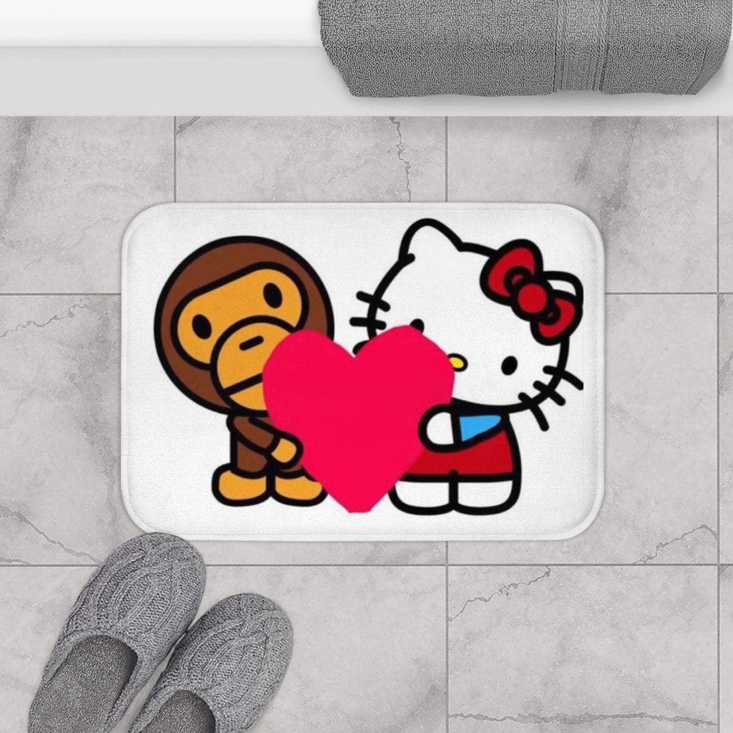 Hello Kitty and Baby Milo Bath Mat