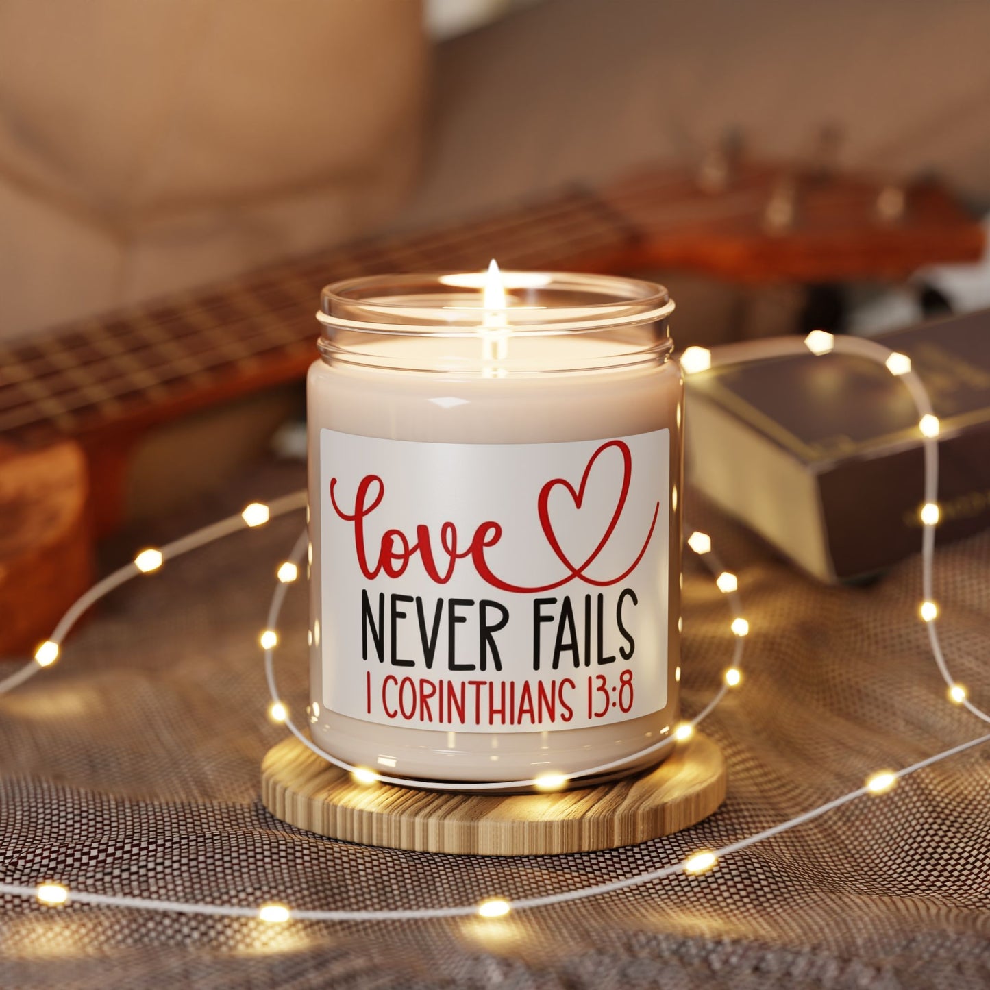 Love Never Fails Scented Soy Candle