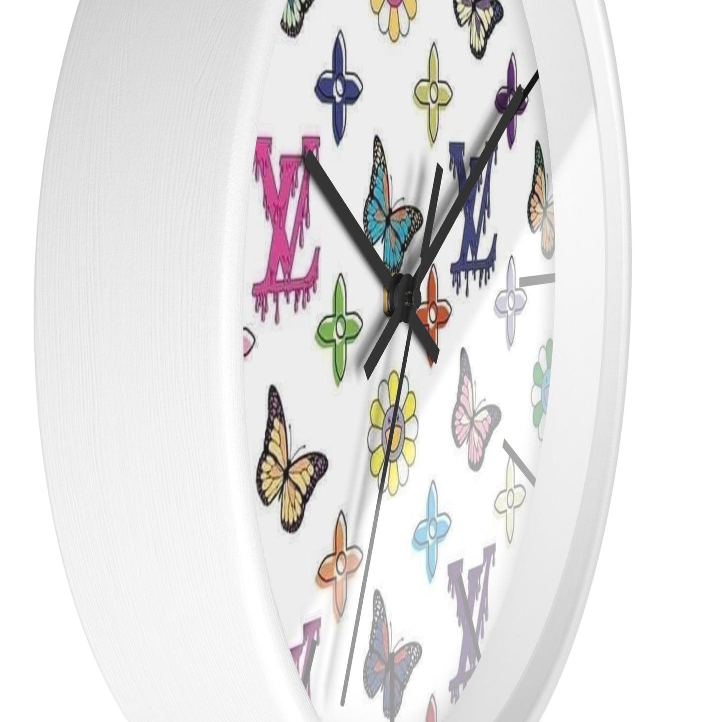 Butterfly LV Wall Clock