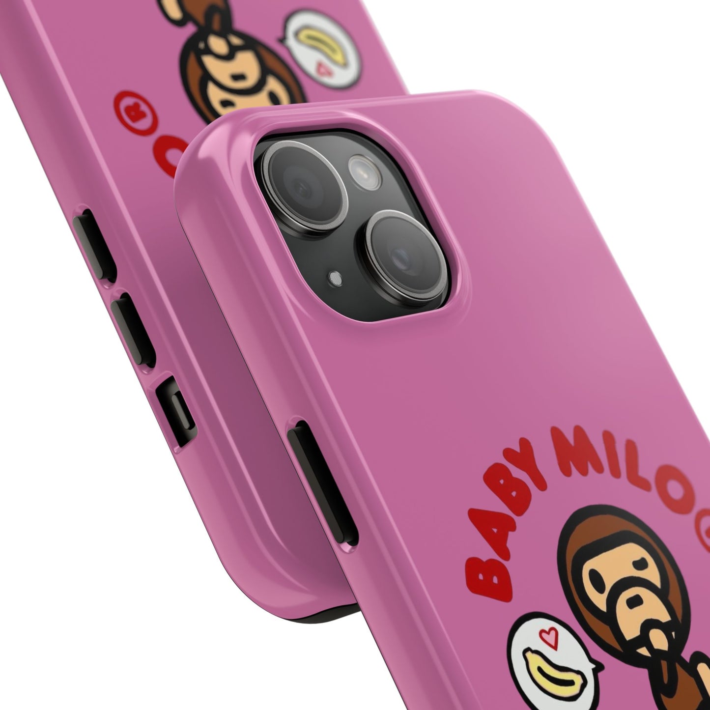 Pink Baby Milo iPhone Case