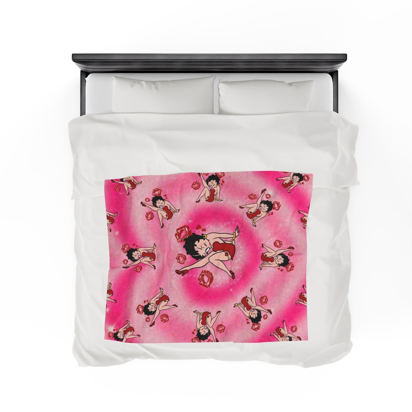 Betty Boop Velveteen Plush Blanket