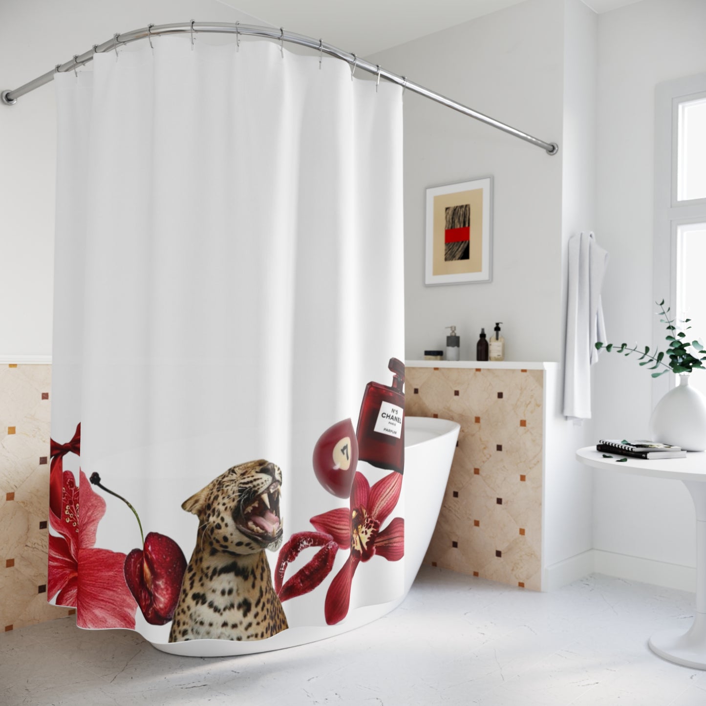 Madammoisele Shower Curtain