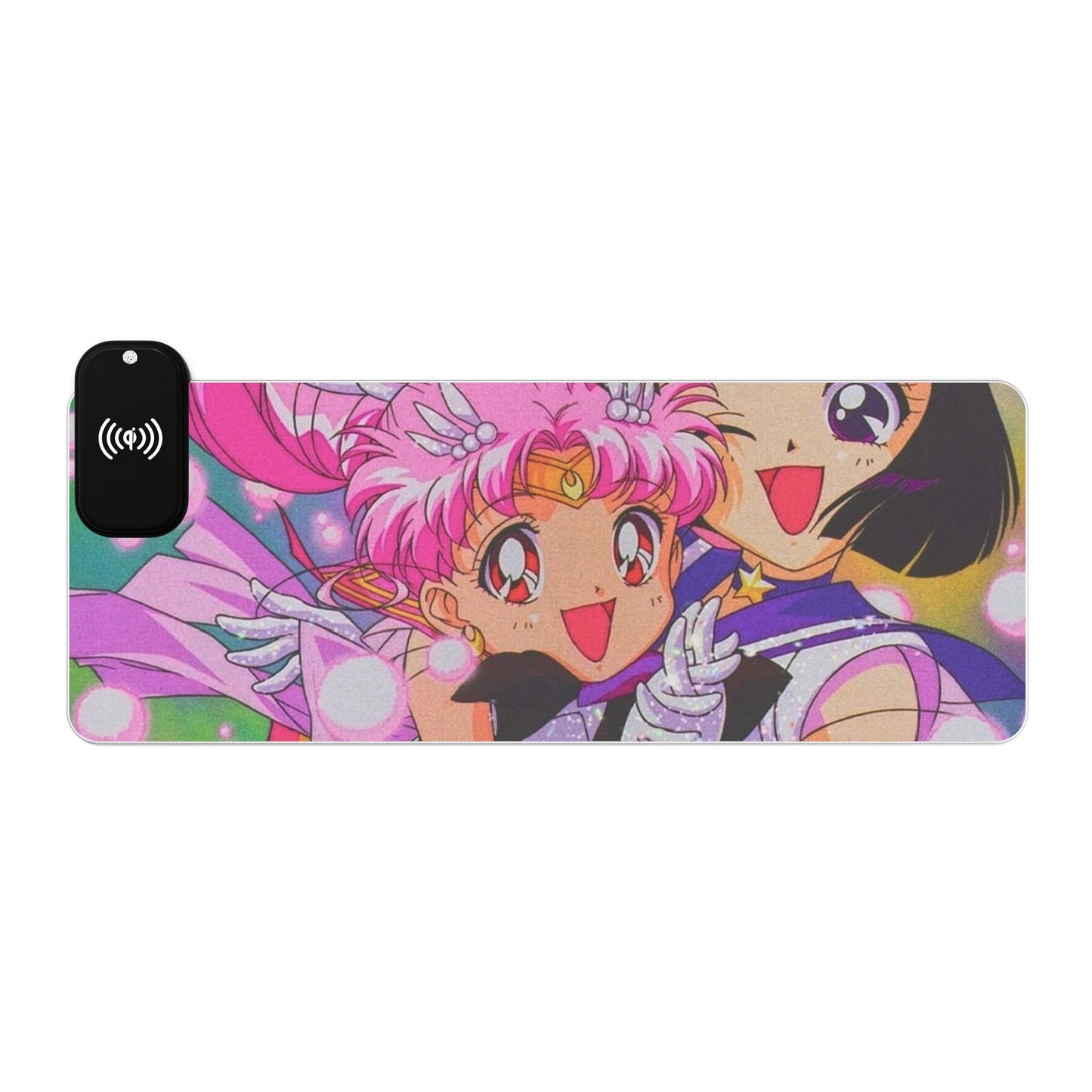 Sailor Moon LED Gaming Mouse Pad, Wireless Charging