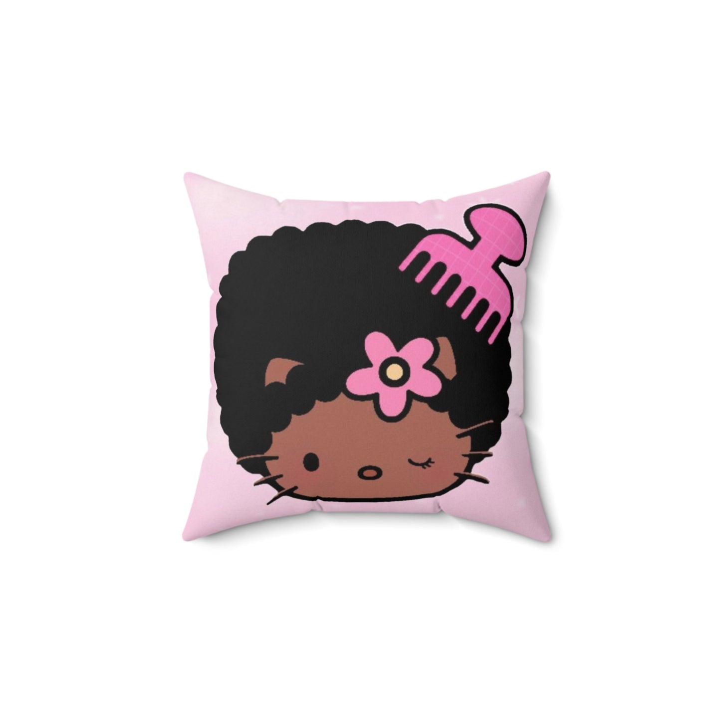 Hello Kitty Fro Square Pillow