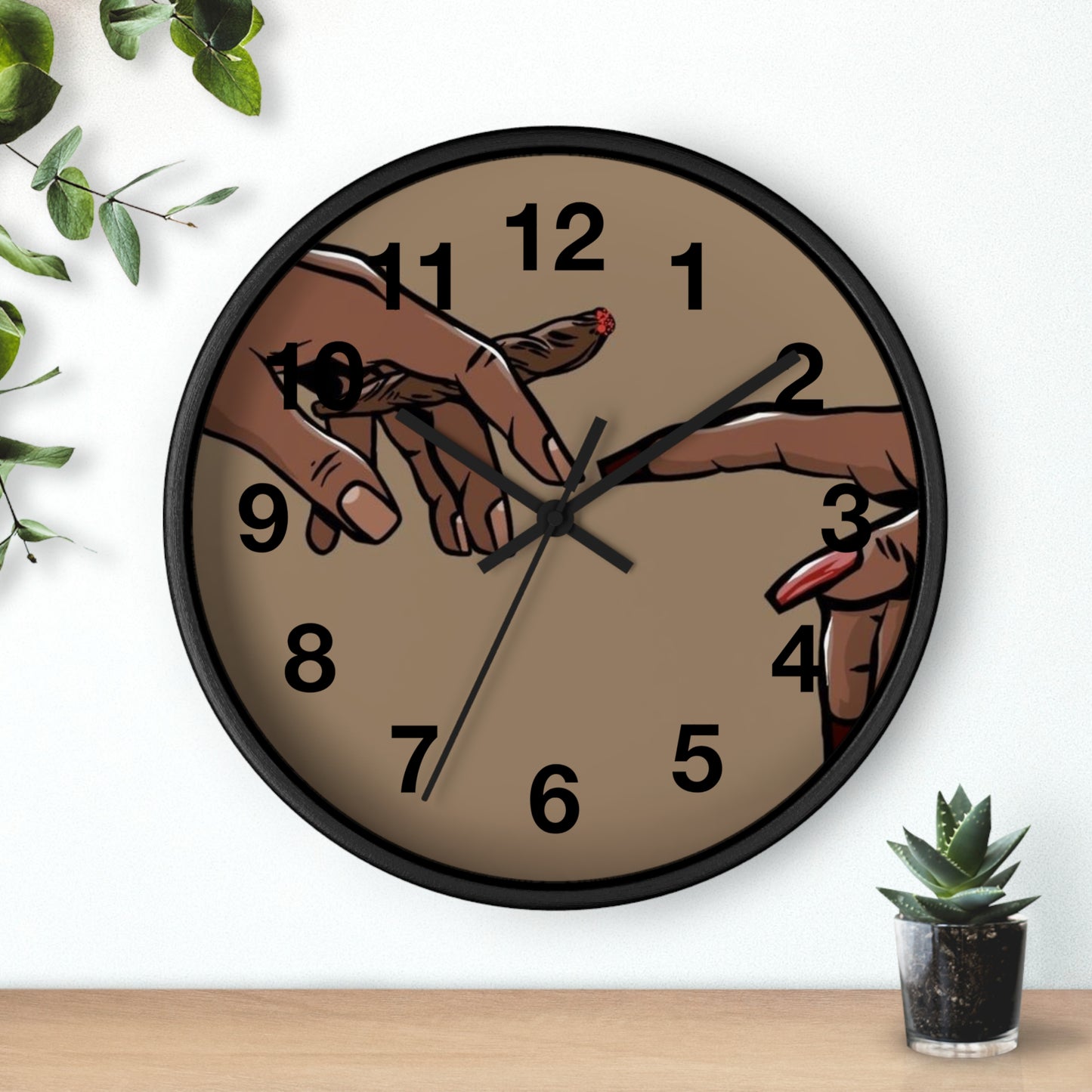 Blunt o' Clock  Wall Clock