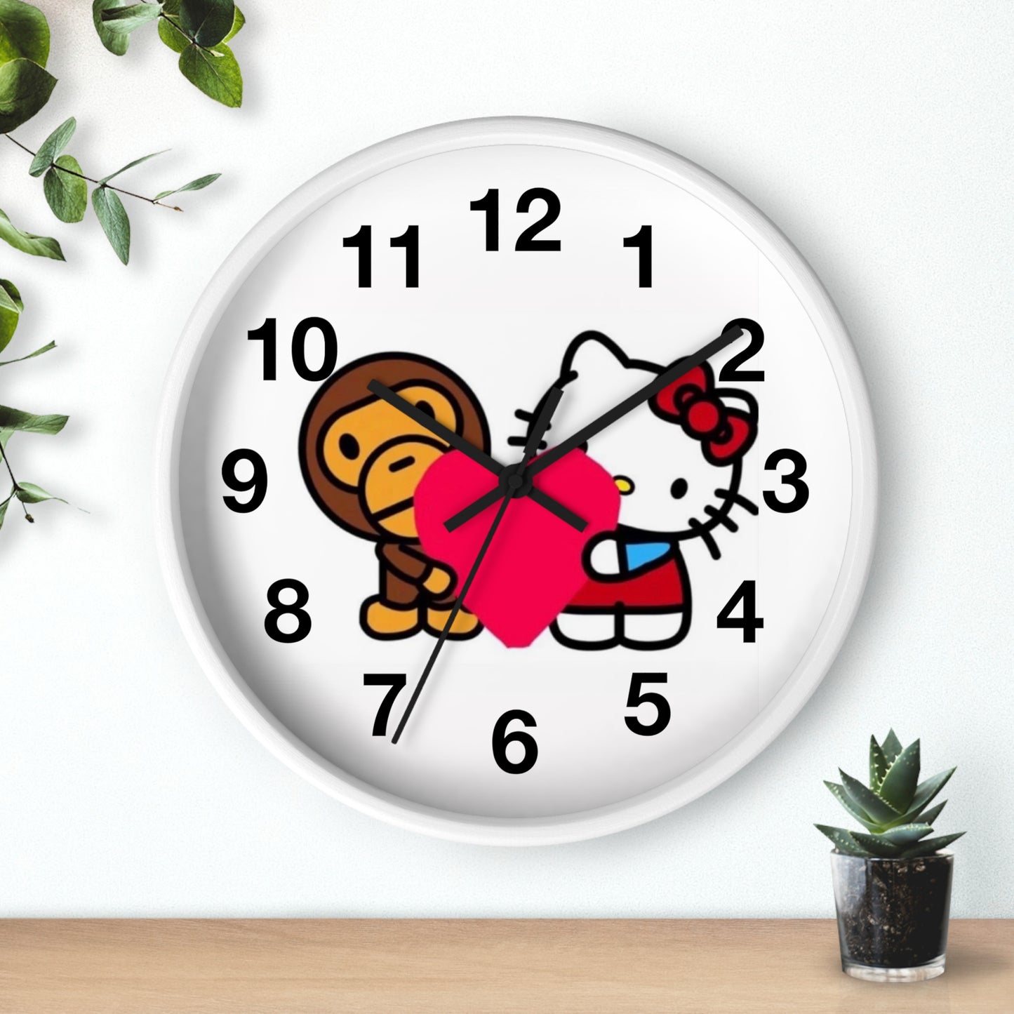 Hello Kitty Baby Milo Wall Clock