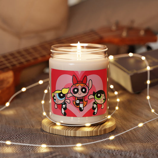 Powerpuff Girly Soy Candle