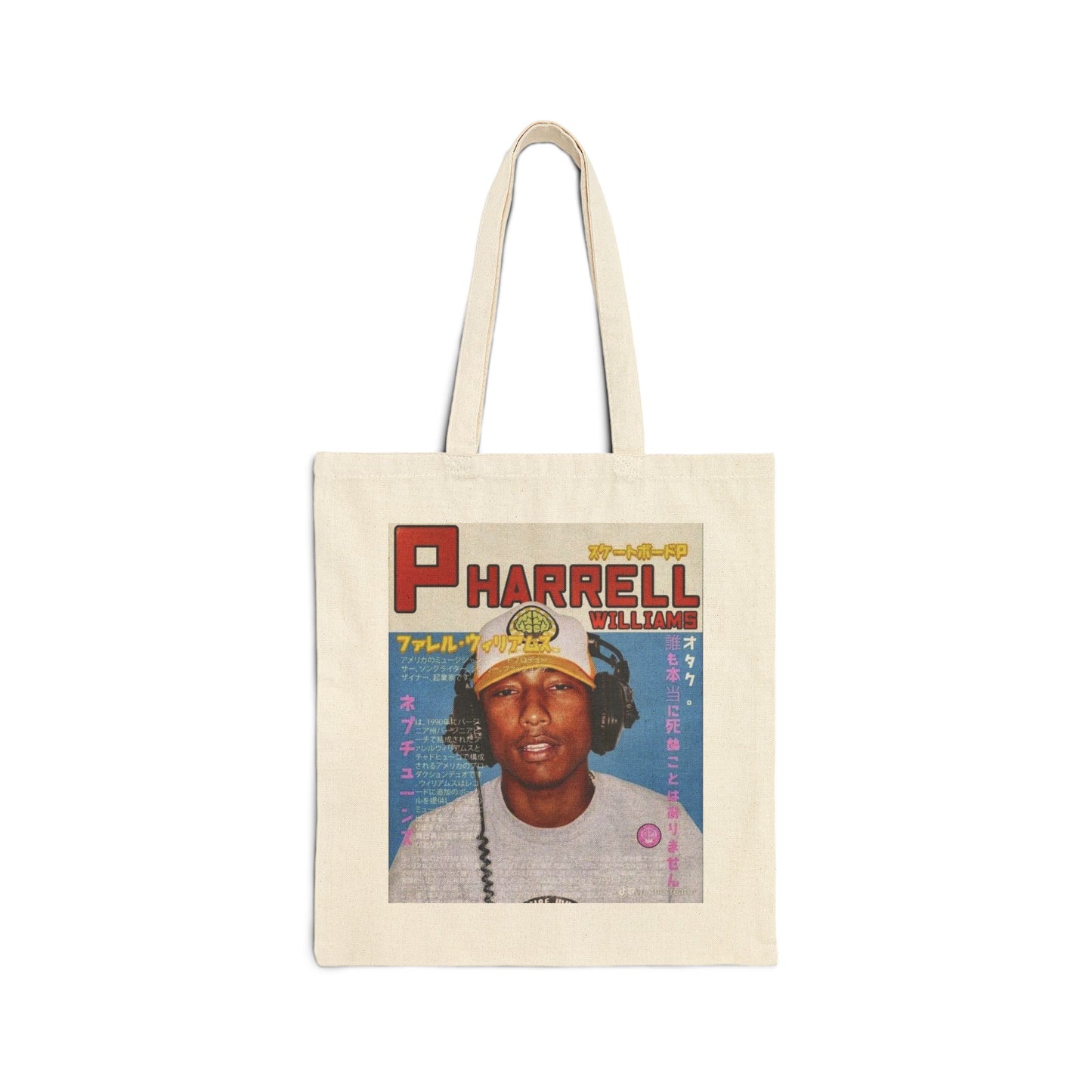 Pharrell Canvas Tote Bag