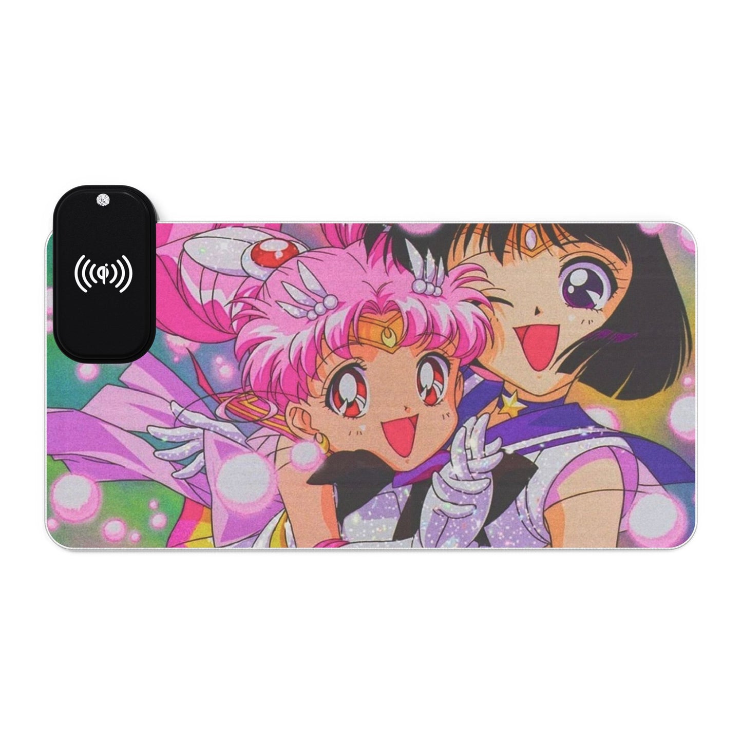 Sailor Moon LED Gaming Mouse Pad, Wireless Charging