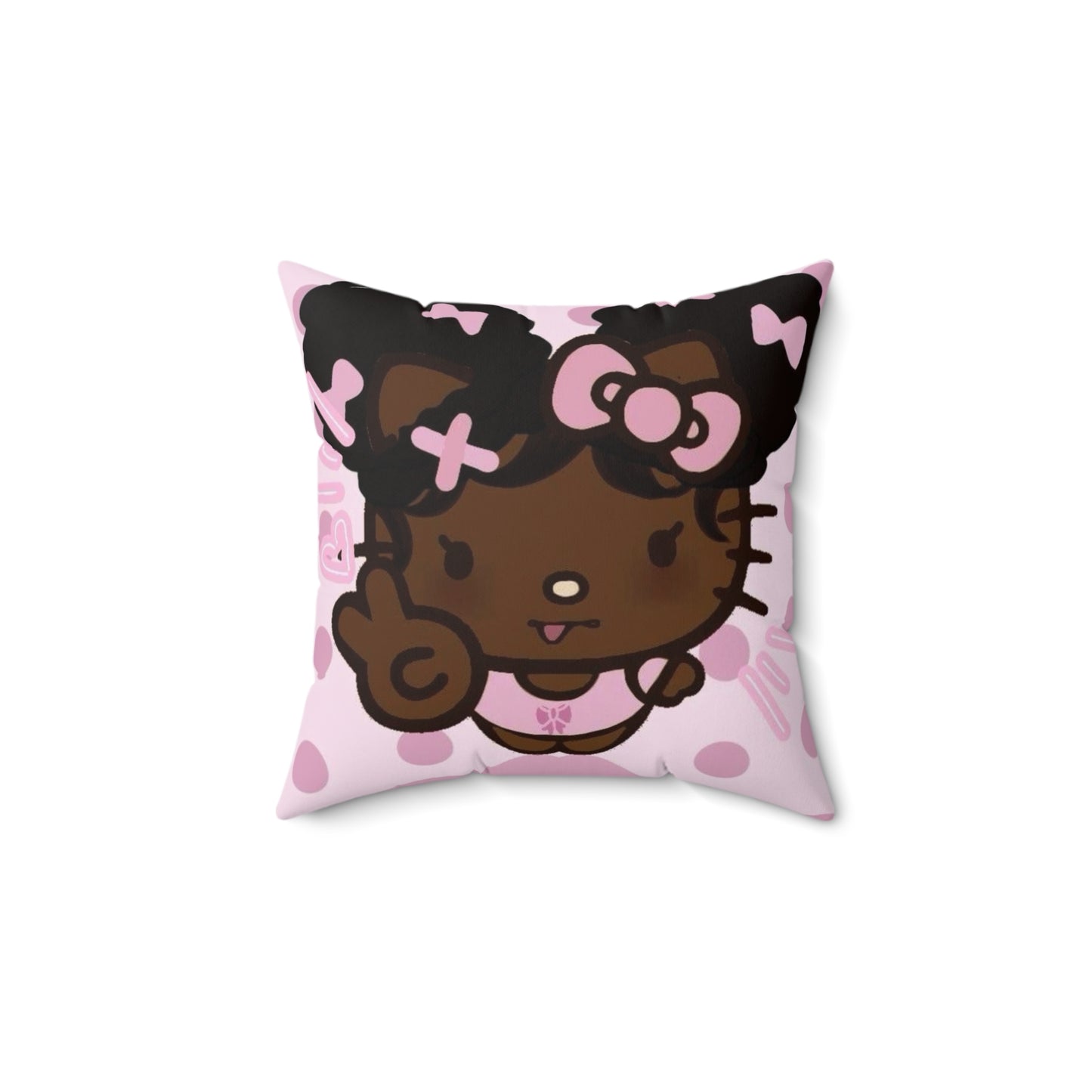 Hello Kitty Puffs Square Pillow