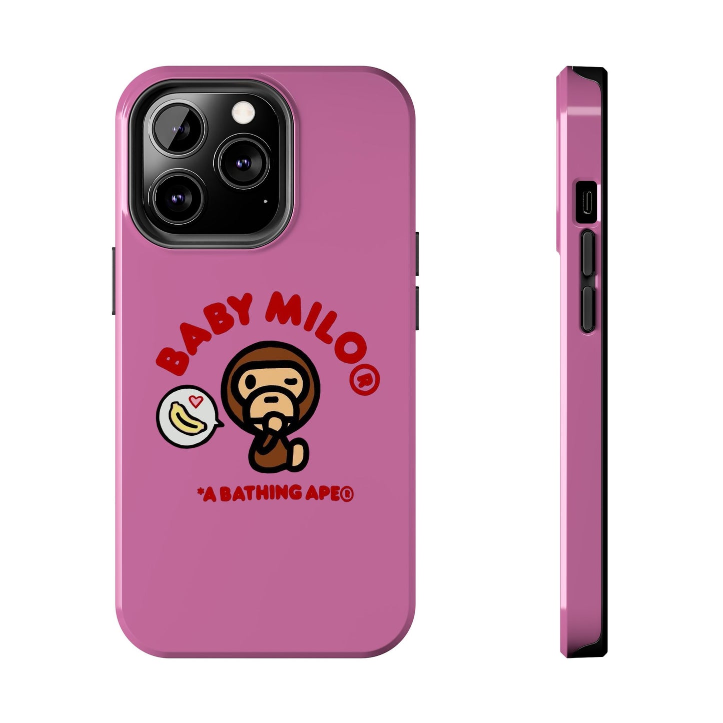 Pink Baby Milo iPhone Case