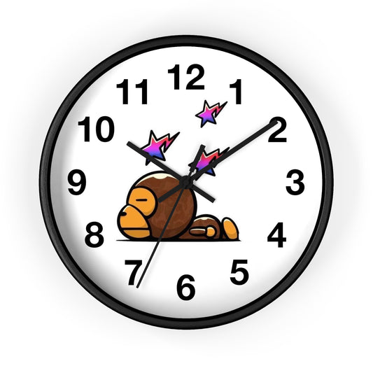 Sleepy Milo Wall Clock