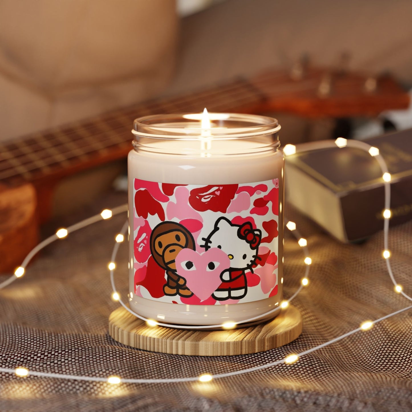 Hello Kitty Baby Milo Texts Soy Candle