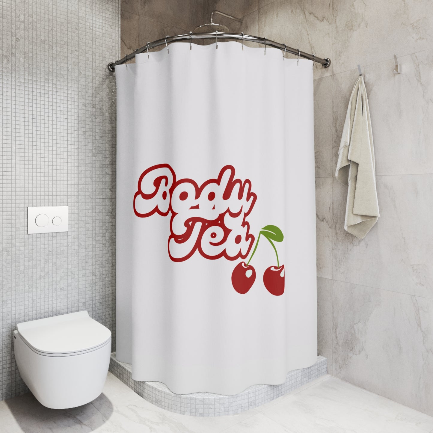 Body Tea Shower Curtain