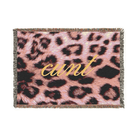 Cunt  Woven Blanket