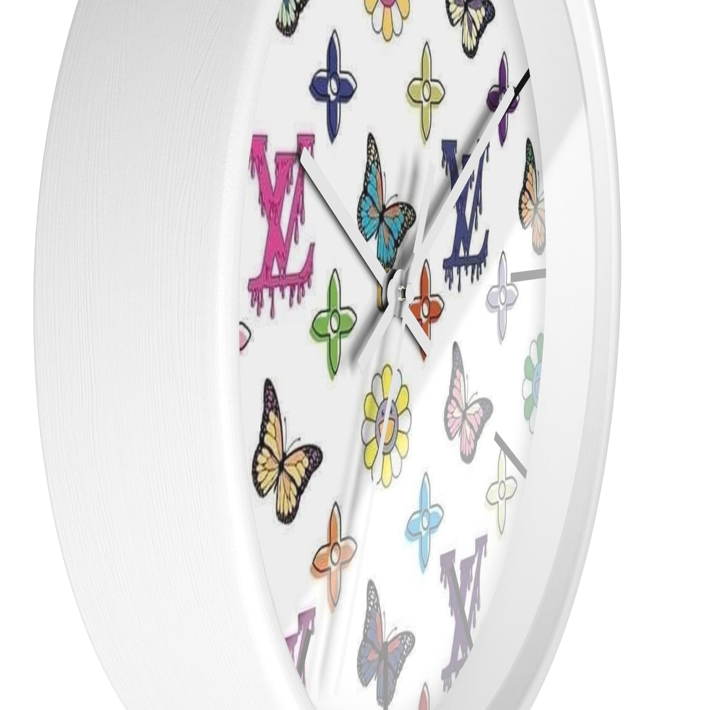 Butterfly LV Wall Clock