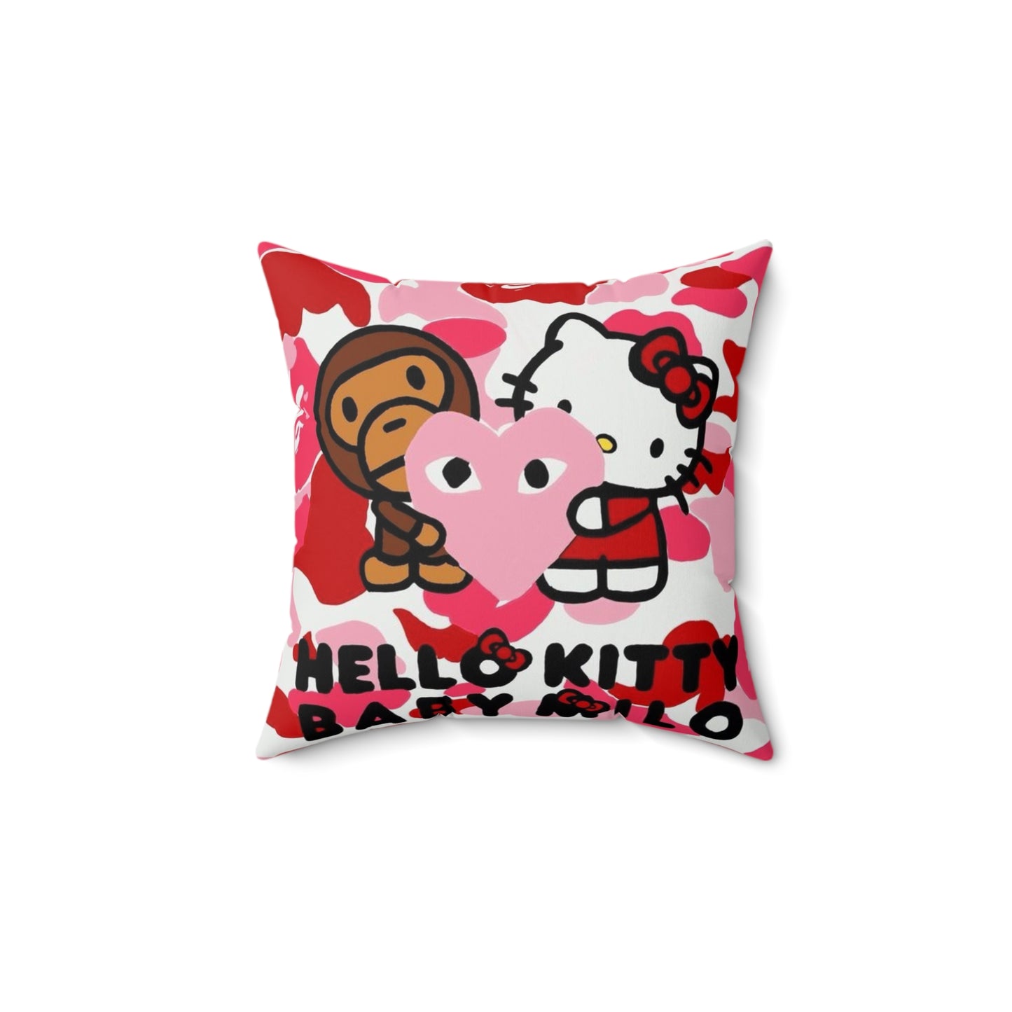 Hello Kitty x Baby Milo Square Pillow