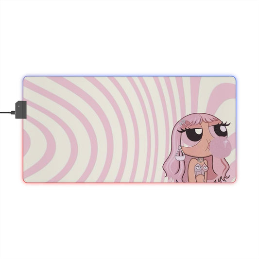 Powerpuff Baddie LED Gaming Mouse Pad